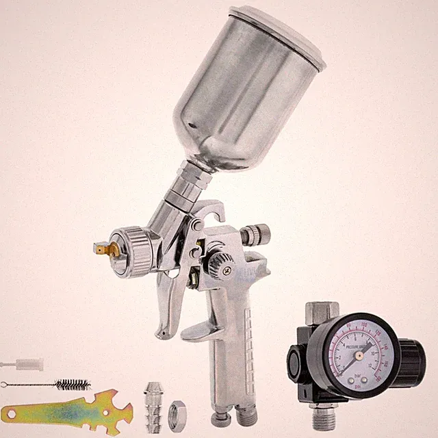 Automotive HVLP Spray - 1.2mm Fluid Tip Feed Paint Sprayer - Mini Auto Paint...