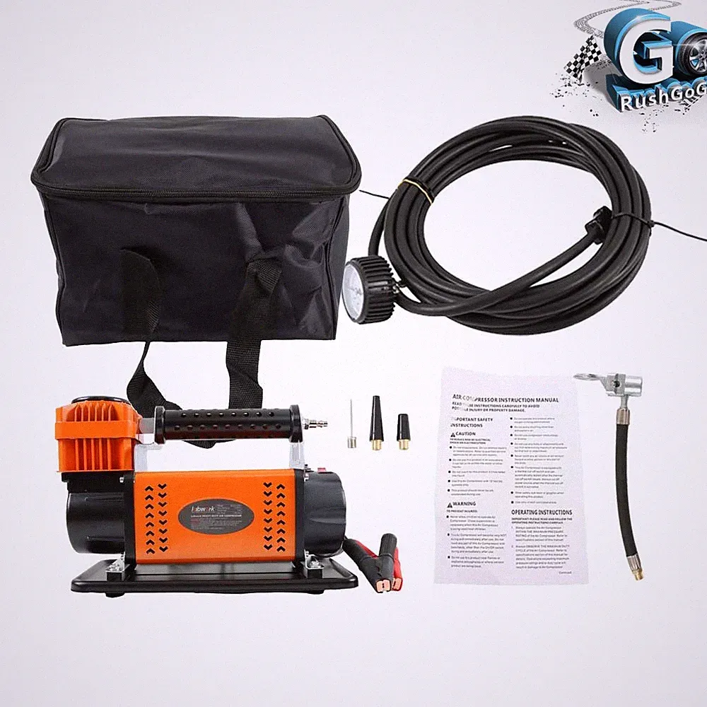Car Tire Inflator Electric Pump Air Compressor Heavy Duty Portable 150PSI 12V