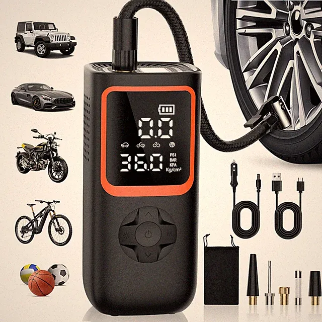 KOLTGOO Tire Inflator Portable Air Compressor - 150PSI Cordless Air Pump for...