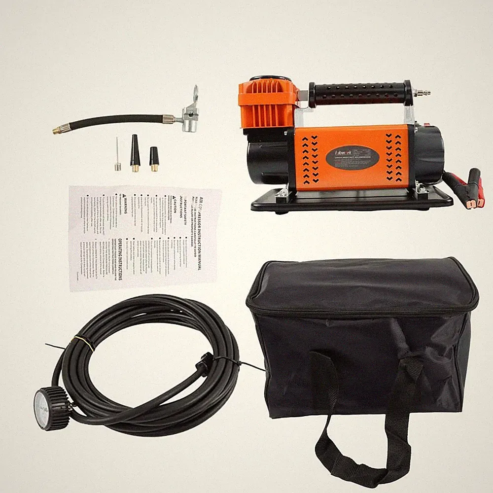 LABLT Heavy Duty Portable Air Compressor Tire Inflator Electric Pump Auto 12V