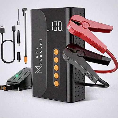 2in1 -10000Mah Portable Car Jump Starter Booster Airpump for Car bike bicycles
