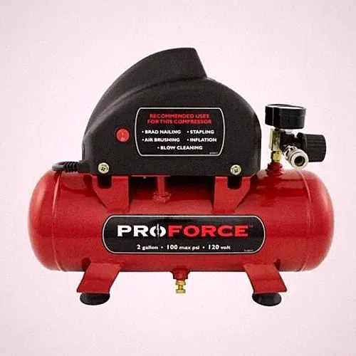 Pro Force 2 gal Horizontal Portable Air Compressor Tank 100 psi A2