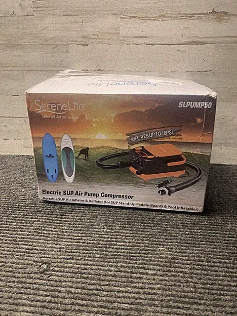 SereneLife Electric SUP Air Pump Compressor 16 PSI SLPUMP50